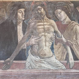 Cristo in pietà con la Madonna, santi e Bartolomeo Colleoni